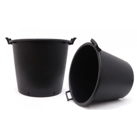 Cubeta Negra con asas Alber 70L